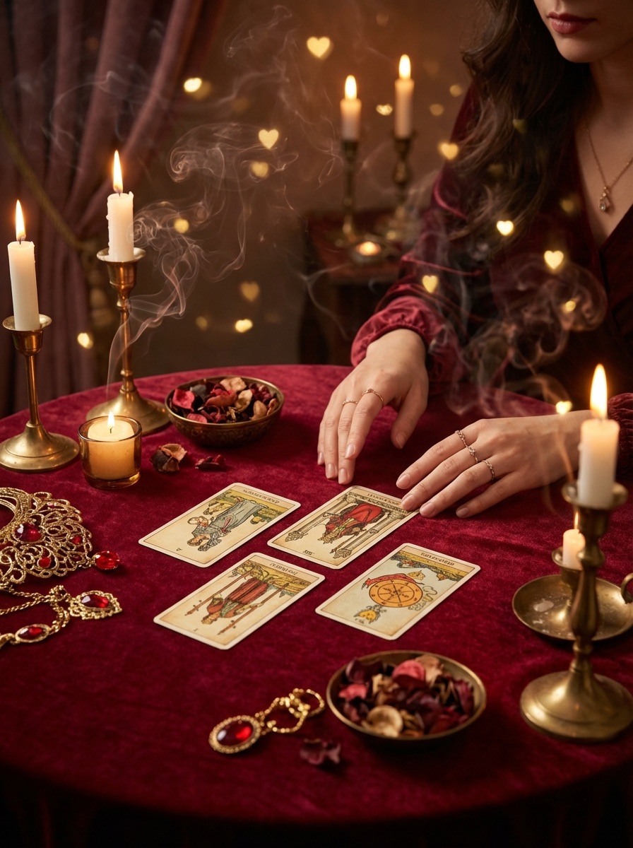 Tarot del Amor gratis online — 5 cartas