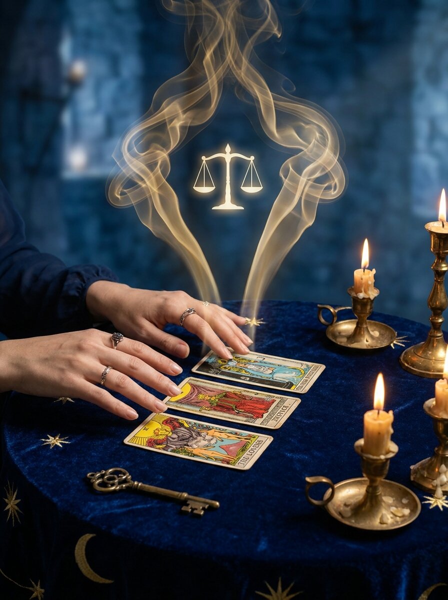 Tarot para una Decisión Profesional gratis — 3 cartas