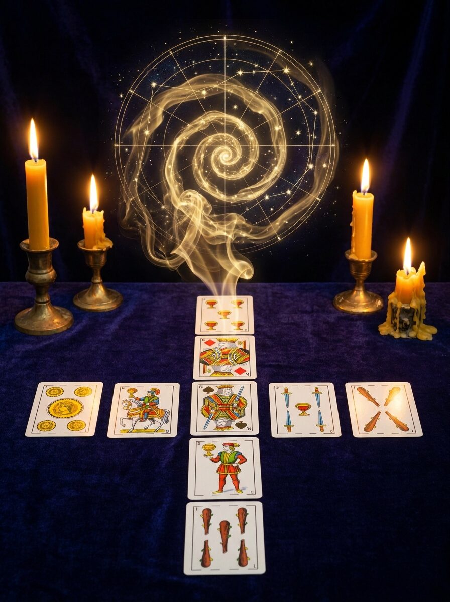 Tirada Completa Española gratis — 10 cartas