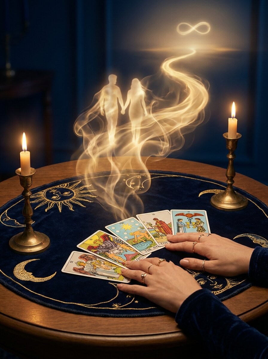 Tarot ¿Hay futuro con esta persona? gratis — 5 cartas