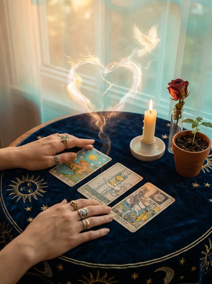 Tarot para Superar una Ruptura gratis — 3 cartas