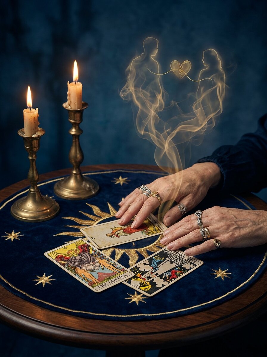 Tarot ¿Volverá mi ex? gratis — 3 cartas