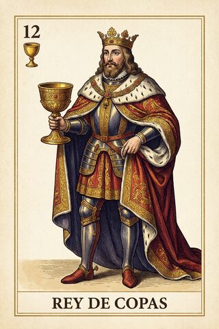 Rey de Copas — baraja española