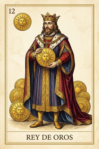 Rey de Oros — baraja española