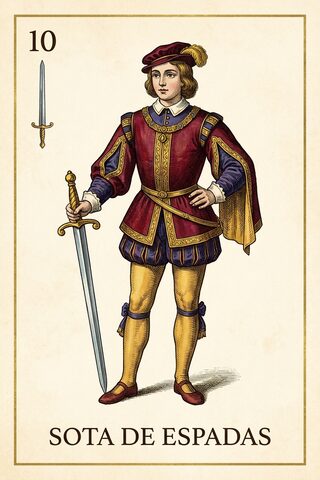 Sota de Espadas — baraja española