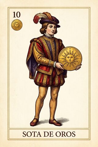 Sota de Oros — baraja española